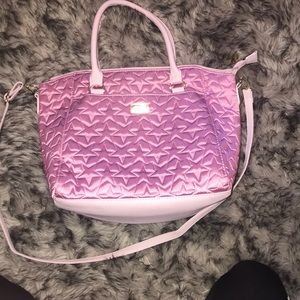 Pink Satin Betsey johnson purse